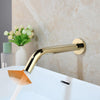 Black Chrome Brass Lavatory Bathroom Faucet Wall Mount Free Touch Sensor Faucet