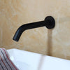 Black Chrome Brass Lavatory Bathroom Faucet Wall Mount Free Touch Sensor Faucet
