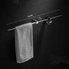 Black Towel Holder Stainless Steel Bathroom Towel Hanger Towel Bar