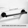 Black Towel Racks Bathroom Towel Rack Aluminum Black Wall Towel Rail