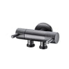 Brass Angle Valve Single Inlet Dual Outlet Double Control Bidet Valve