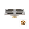 Brass Anti-Odor Bath Floor Drain Rectangular Deodorization Shower Drain
