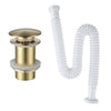 Brass Basin Bottle Trap Bathroom Sink Siphon Drain Pop-Up Waste
