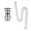 Brass Basin Bottle Trap Bathroom Sink Siphon Drain Pop-Up Waste