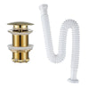 Brass Basin Bottle Trap Bathroom Sink Siphon Drain Pop-Up Waste