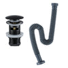Brass Basin Bottle Trap Bathroom Sink Siphon Drain Pop-Up Waste