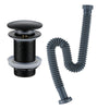 Brass Basin Bottle Trap Bathroom Sink Siphon Drain Pop-Up Waste