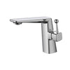 Brass Basin Faucet Single Level Hot Cold Water Bathroom Sink Mixer Tap