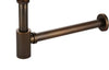 Brass Basin Pop-Up Drain Bottle Trap Kit Bath Sink P-Trap Waste Drain