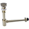 Brass Basin Pop-Up Drain Bottle Trap Kit Bath Sink P-Trap Waste Drain
