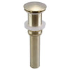 Brass Basin Pop-Up Drain Bottle Trap Kit Bath Sink P-Trap Waste Drain
