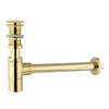 Brass Basin Pop-Up Drain Kit Bathroom Bottle Trap P-Trap Waste System
