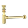 Brass Basin Pop-Up Drain Kit Bathroom Bottle Trap P-Trap Waste System