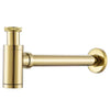 Brass Basin Pop-Up Drain Kit Bathroom Bottle Trap P-Trap Waste System