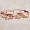 Brass Bathroom Accessories Corner Shelf Wall-Mounted Storage Organizer