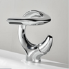 Brass Bathroom Basin Faucet Creative Single Handle Hot Cold Mixer Tap