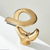 Brass Bathroom Basin Faucet Creative Single Handle Hot Cold Mixer Tap