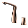 Brass Bathroom Basin Faucet LED Light Design with Single Handle Tap