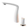 Brass Bathroom Basin Faucet LED Light Design with Single Handle Tap