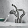 Brass Bathroom Basin Faucet Waterfall Hot Cold Control Sink Mixer Tap