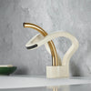 Brass Bathroom Basin Faucet Waterfall Hot Cold Control Sink Mixer Tap