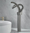 Brass Bathroom Basin Faucet Waterfall Hot Cold Control Sink Mixer Tap