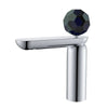 Brass Bathroom Basin Faucet with Glass Ball Handle Crane Mixer Sink Tap
