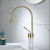 Brass Bathroom Faucet Basin Faucet Brass and Marble Sink Mixer Faucet Tap
