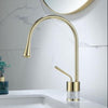 Brass Bathroom Faucet Basin Faucet Brass and Marble Sink Mixer Faucet Tap