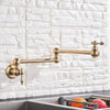 Brass Bathroom Kitchen Faucet Single Handle Folding Cold Water Faucet