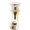 Brass Bathroom Sink Pop-Up Drain Stopper Vessel Vanity Basin Drains