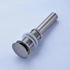 Brass Bathroom Wash-basin Drain Overflow No Overflow Pop Up Drain