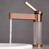 Brass Bathroom Washbasin Faucet  Single Handle Hot Cold Mixer Tap