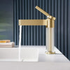 Brass Bathroom Washbasin Faucet  Single Handle Hot Cold Mixer Tap