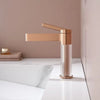 Brass Bathroom Washbasin Faucet  Single Handle Hot Cold Mixer Tap
