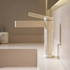 Brass Bathroom Washbasin Faucet  Single Handle Hot Cold Mixer Tap