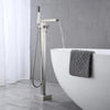 Brass Bathtub Faucet Set Waterfall Tub Filler with Handheld Shower