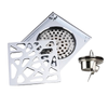 Brass Carved Floor Drain Anti-Odor Shower Bathroom Balcony Drain