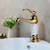 Brass Countertop Bathroom Faucet Swivel Single Handle Basin Mixer Tap