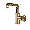 Brass Crane Bathroom Faucet Hot Cold Water Mixer Basin Faucet Tap