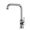 Brass Crane Kitchen Faucet Hot and Cold Water Mixer Tap Single Hole