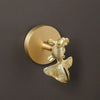 Brass Decorative Coat Towel Holder Wall Mounted Bathroom Towel Hook