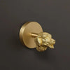 Brass Decorative Coat Towel Holder Wall Mounted Bathroom Towel Hook