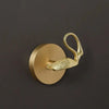 Brass Decorative Coat Towel Holder Wall Mounted Bathroom Towel Hook