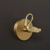 Brass Decorative Coat Towel Holder Wall Mounted Bathroom Towel Hook