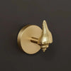 Brass Decorative Coat Towel Holder Wall Mounted Bathroom Towel Hook