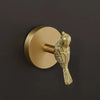 Brass Decorative Coat Towel Holder Wall Mounted Bathroom Towel Hook