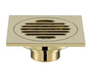 Brass Floor Drain Anti-Odor Shower Drain with Waste Strainer Bathroom