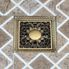Brass Floor Drain Invisible Bathroom Shower Drain with Hair Strainer