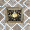 Brass Floor Drain Invisible Bathroom Shower Drain with Hair Strainer